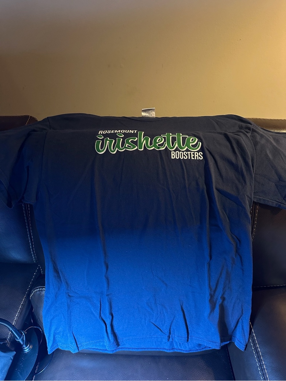 Navy 'Irishette Boosters' Dance Tee - B1033